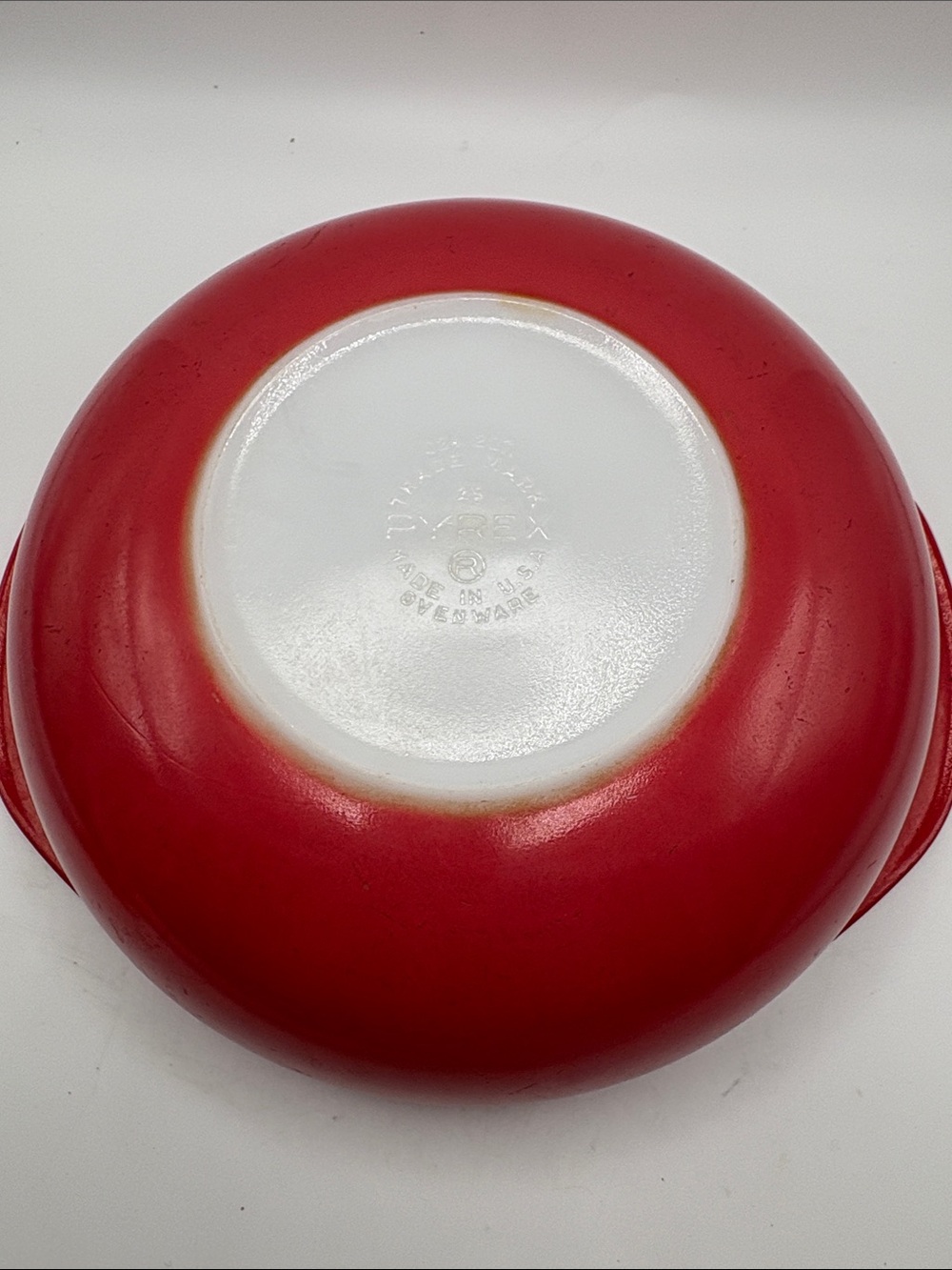 Pyrex #024 ovenware 1950’s Flamingo Pink Casserole Dish 2 QT - Picture 4 of 5